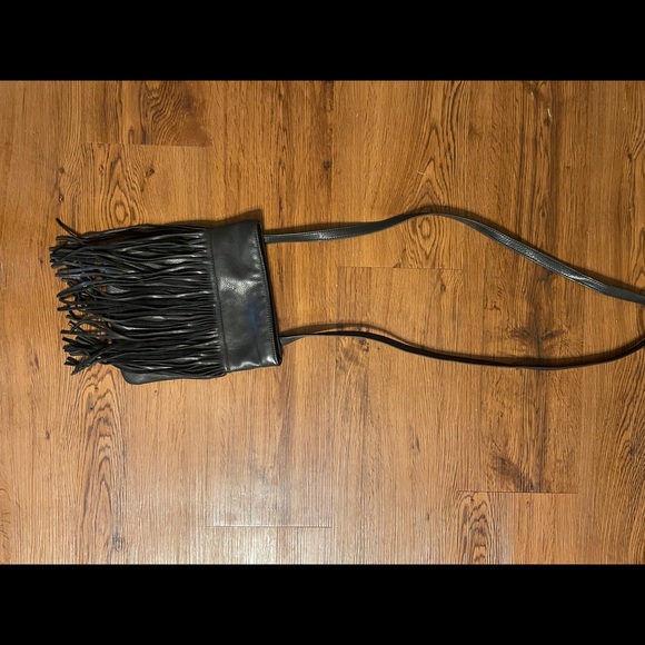 Margot Genuine Leather Black Small Crossbody - Picture 1 of 2